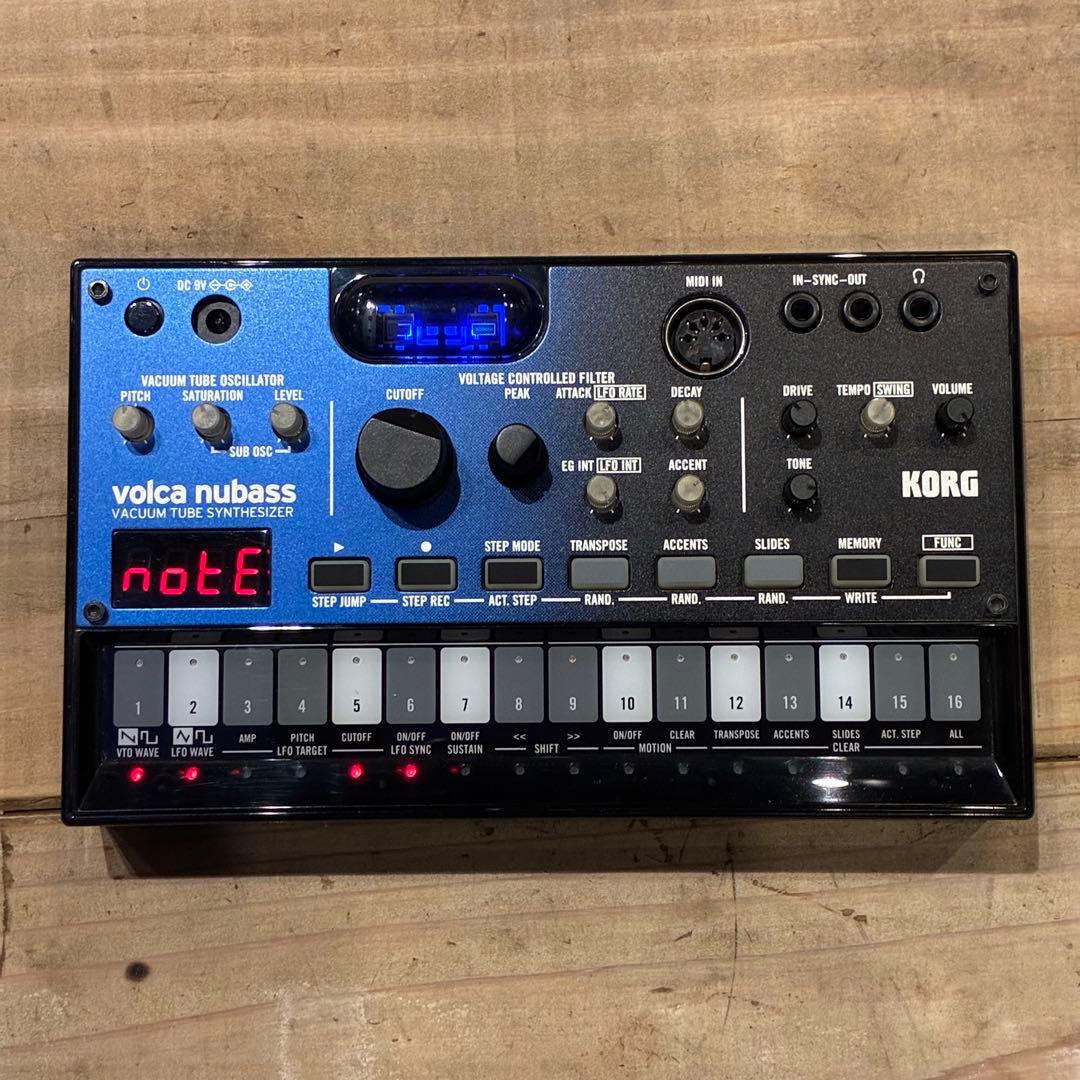 【即決可】KORG volca nubass 真空管アナログシンセ(送料込)