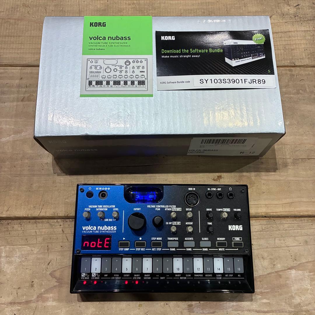 【即決可】KORG volca nubass 真空管アナログシンセ(送料込)