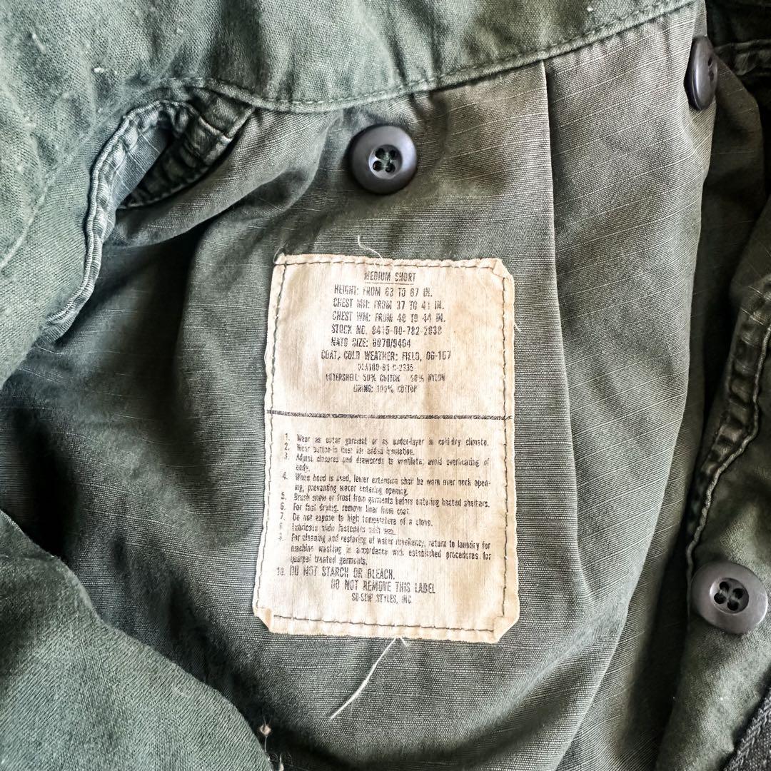 1980's US ARMY M-65 3rd フィールドジャケット ミリタリー