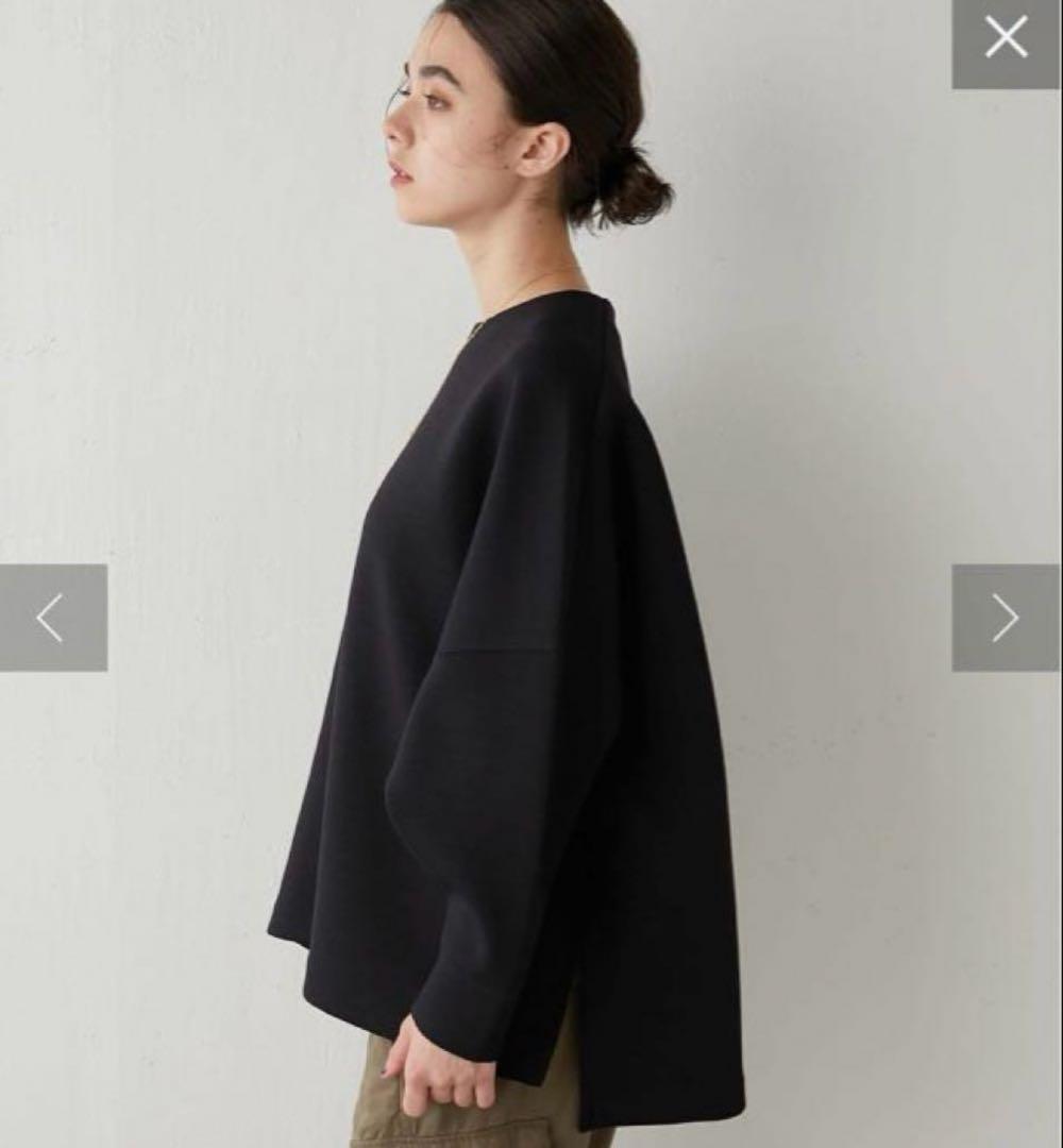 美品⚑ウィムガゼット　ダンボールプルオーバー　ブラック