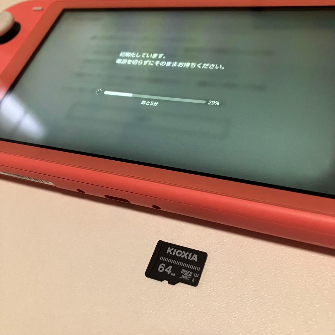 Nintendo Switch Lite SDカード付き ピンク 本体のみ