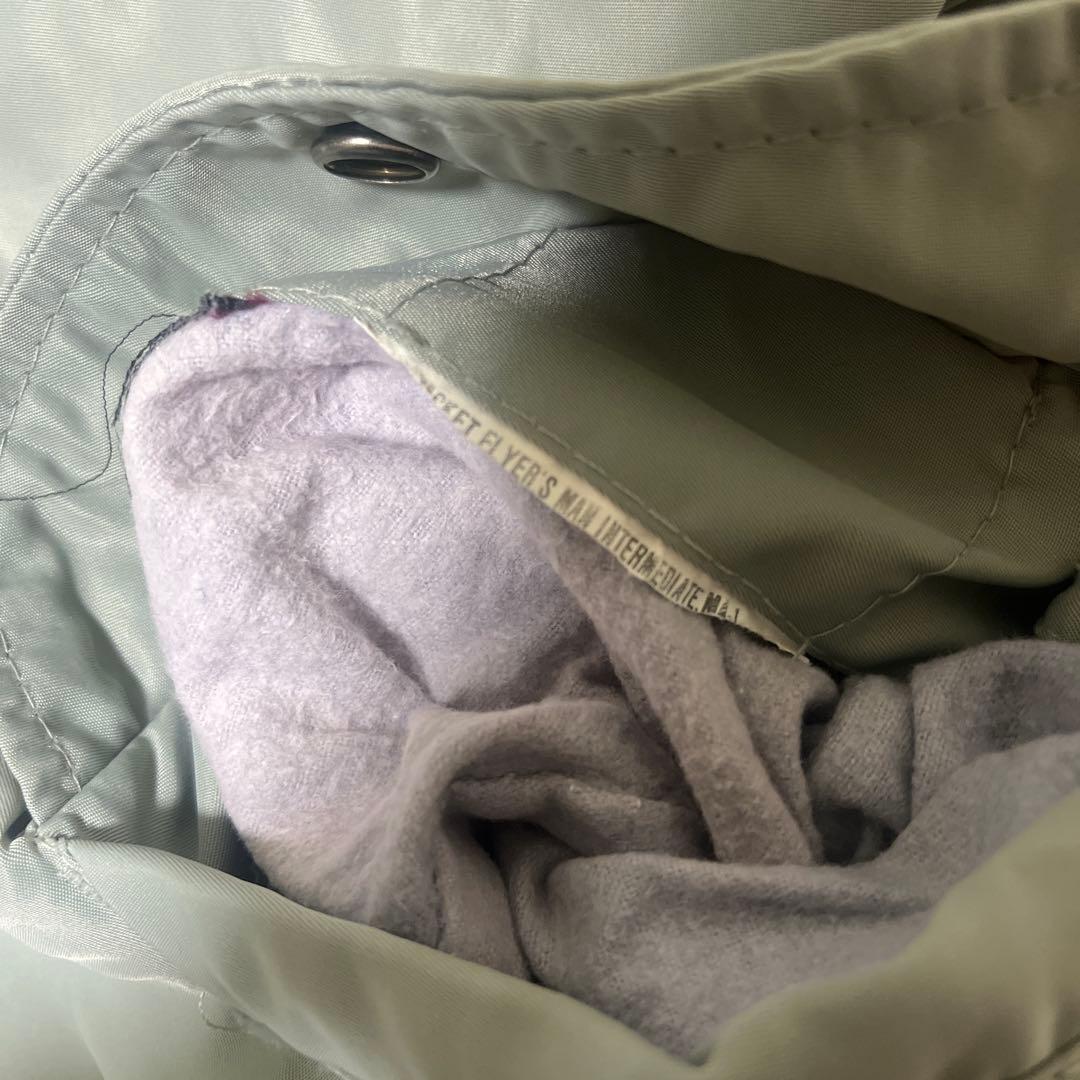 USA製IDEALジッパーType MA-1フライトジャケット 80年代