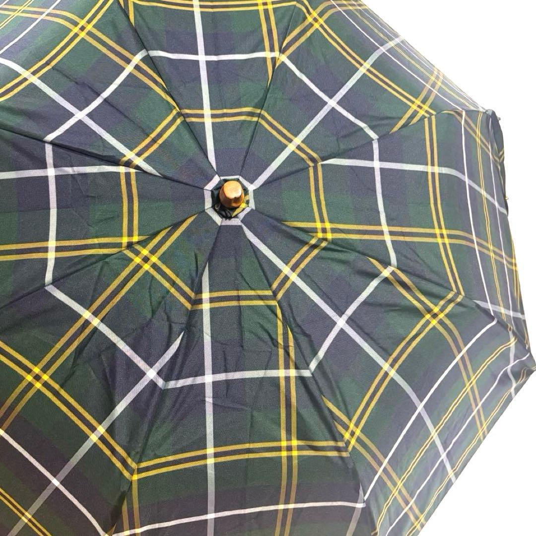 【美品✨】トラディショナルウェザーウェア　折りたたみ傘 チェック柄