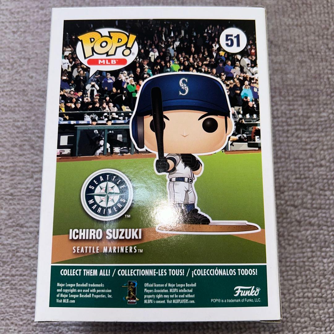 イチロー、Funko POP人形、シアトル球場限定仕様＋トレカ＋写真追加！