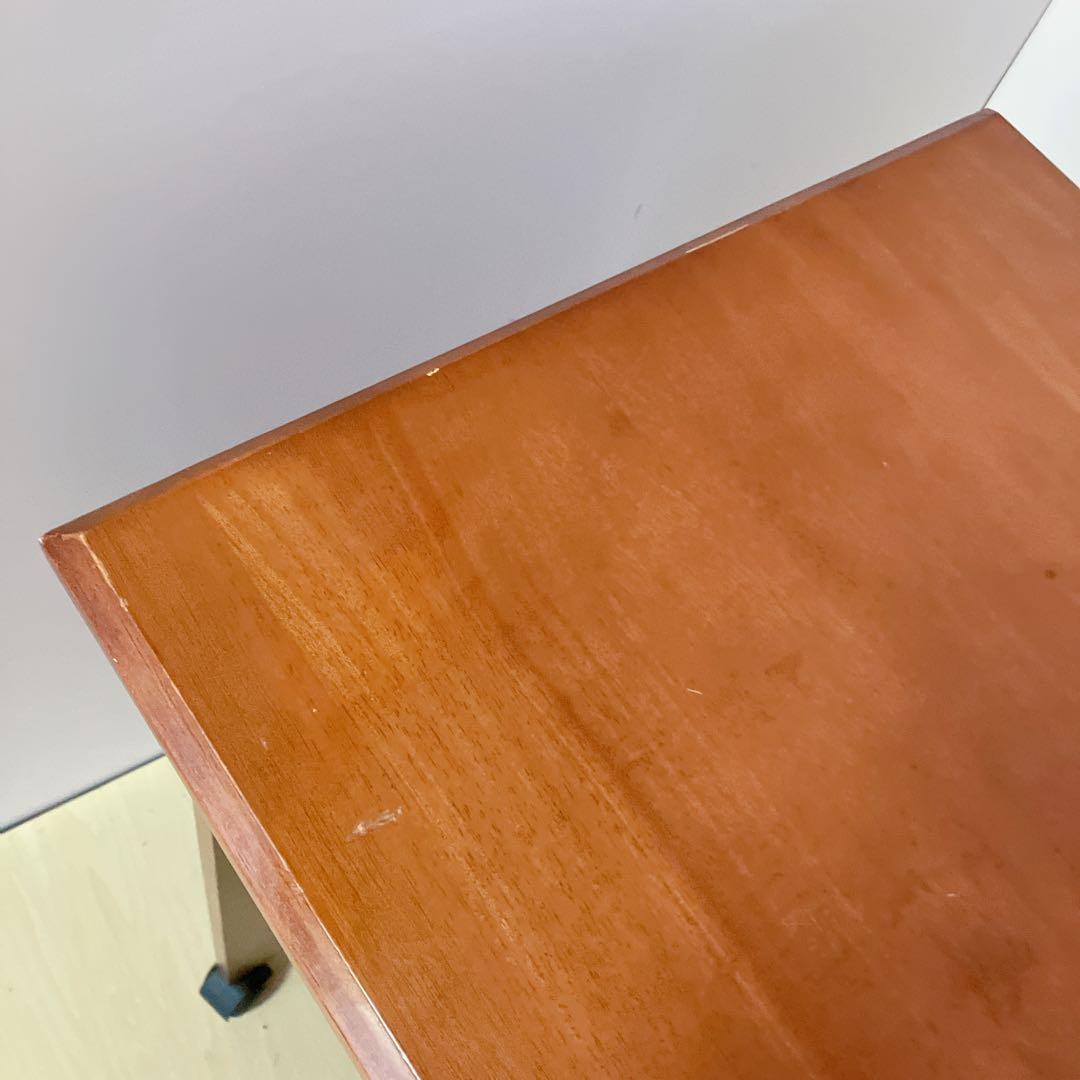 キャスター付き　木製　バタフライテーブル　バタフライワゴン　電源コード付き