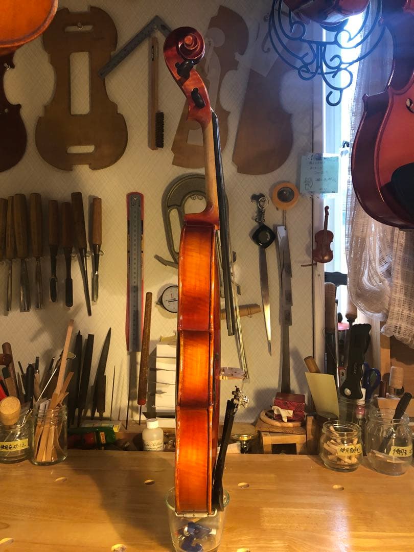 【駒&魂柱調整済】SuzukiバイオリンNo350 1/2 1976