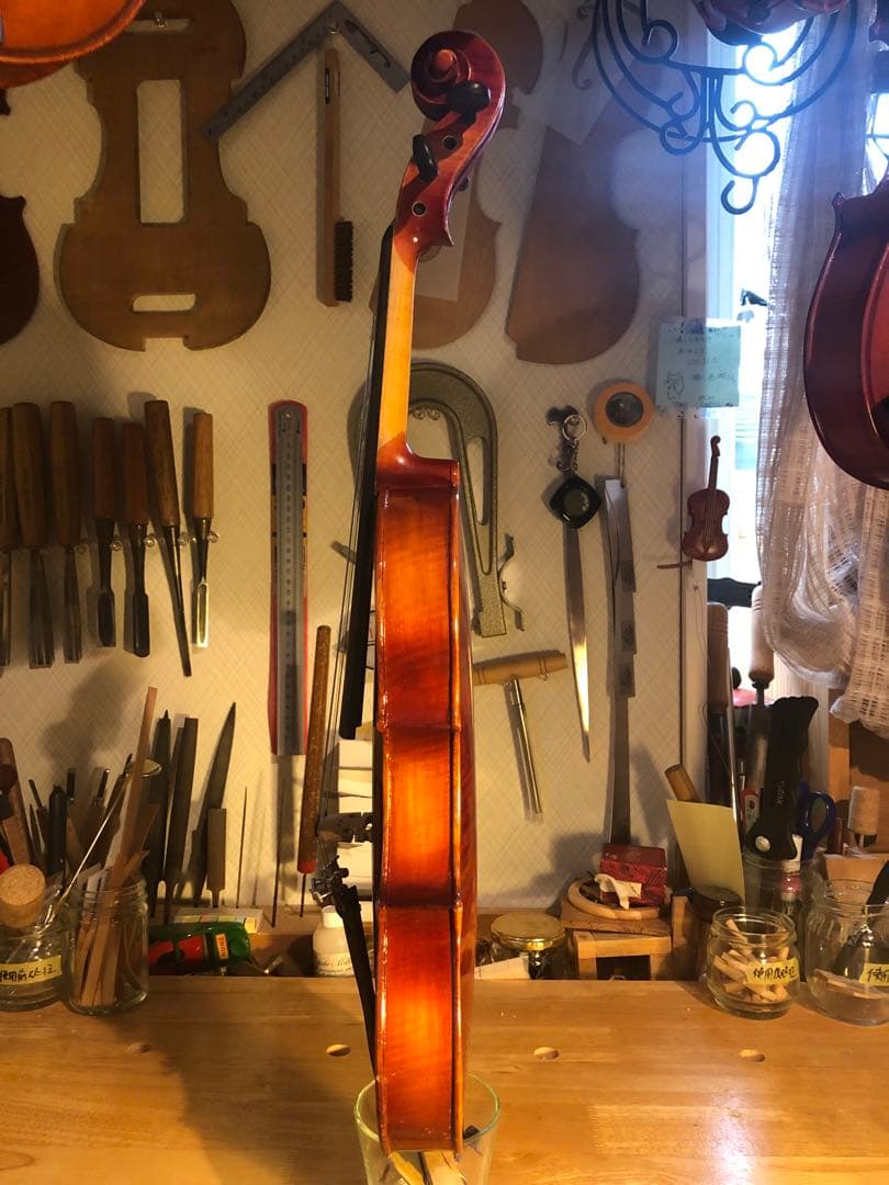 【駒&魂柱調整済】SuzukiバイオリンNo350 1/2 1976