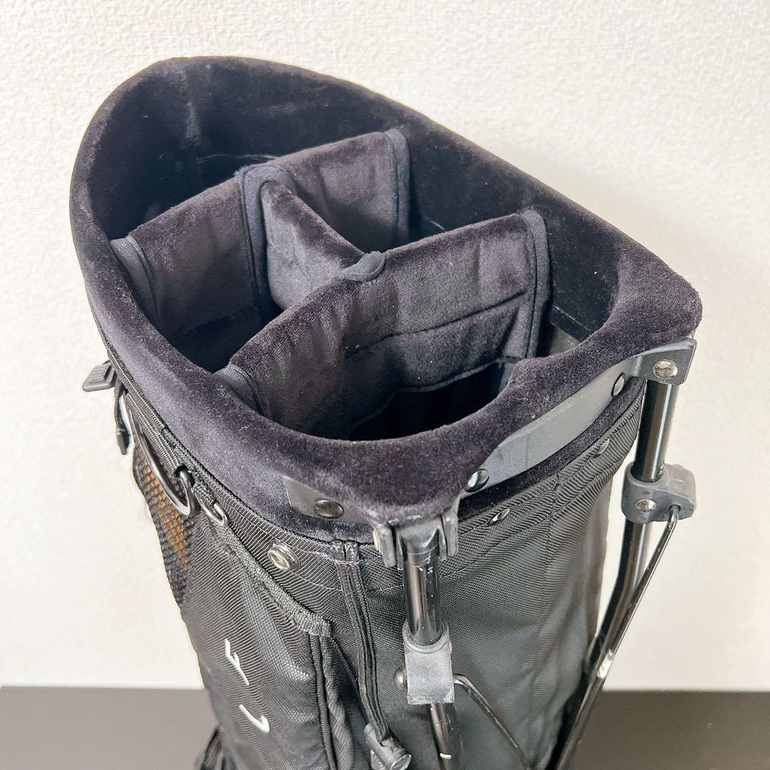 希少 NIKE ナイキ スタンドキャディバッグ IZZO高機能ストラップ4分割黒