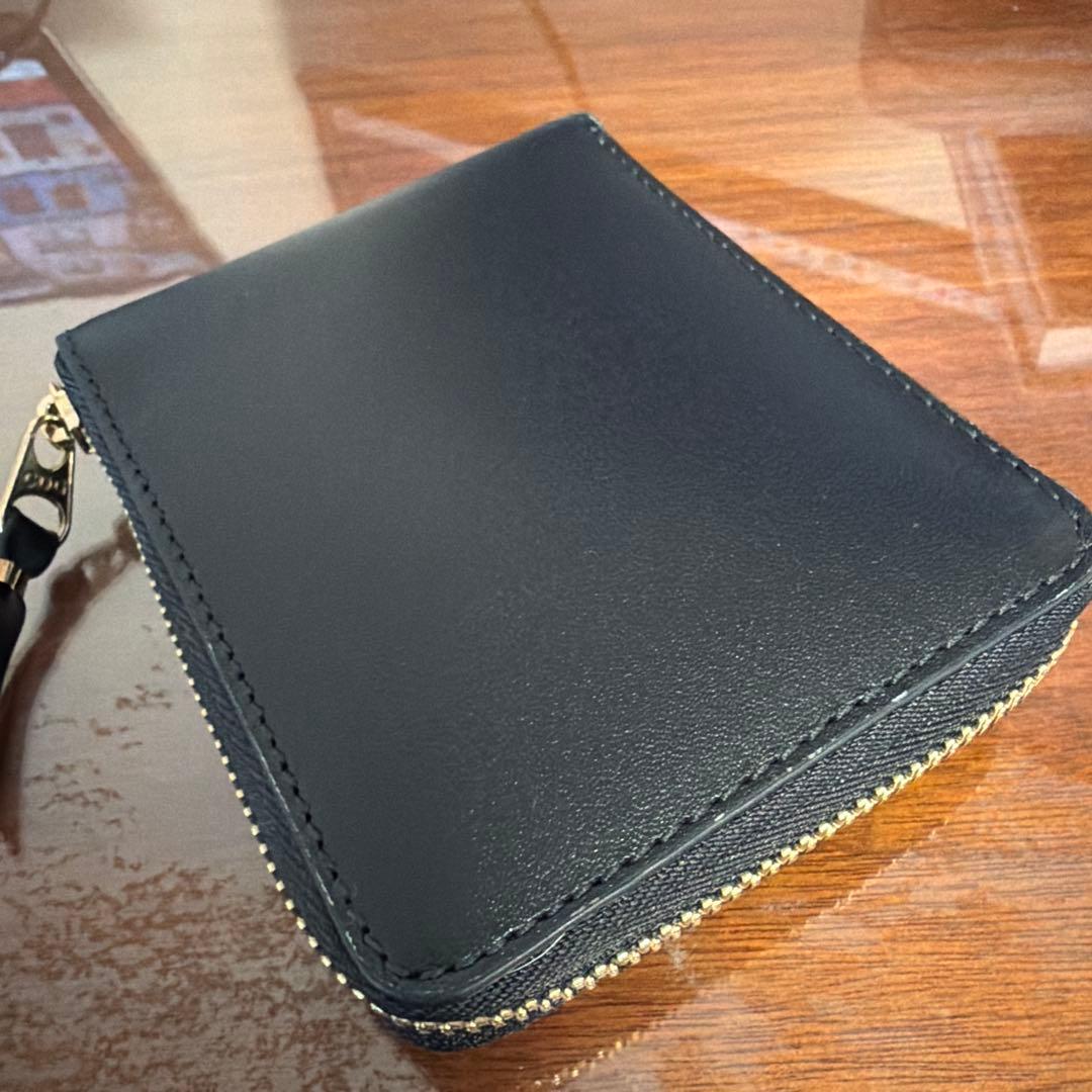 COMME des GARÇONS 二つ折り財布 ブラック