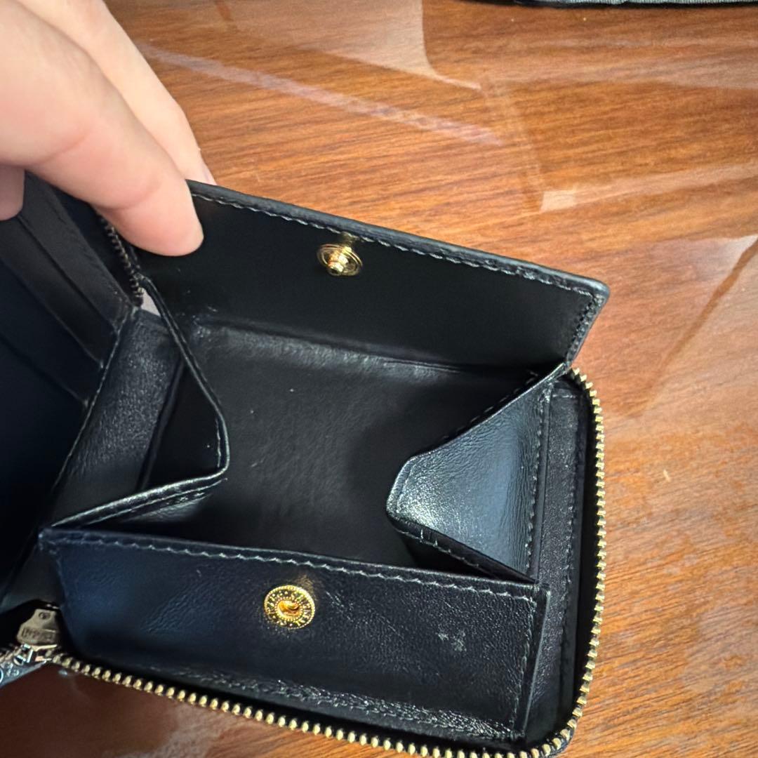 COMME des GARÇONS 二つ折り財布 ブラック