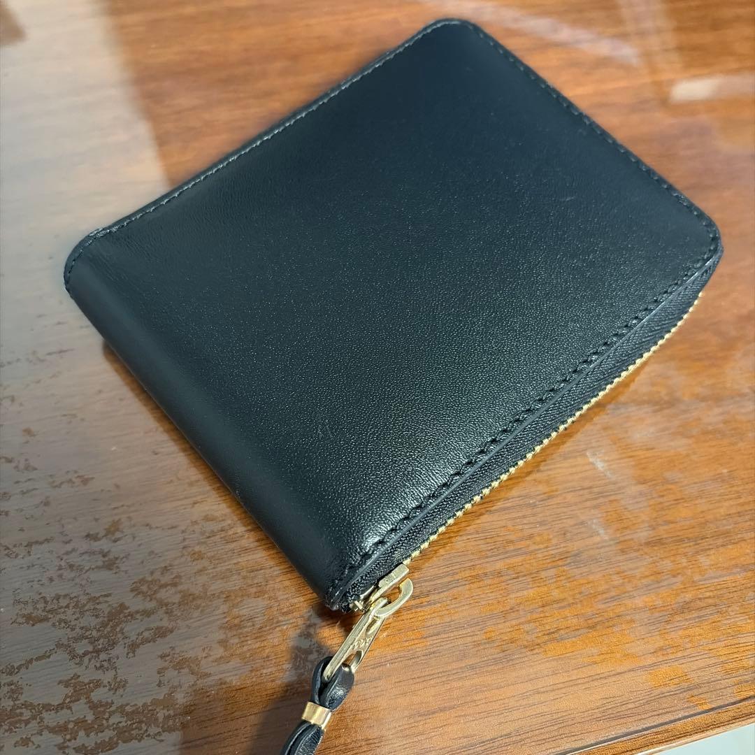 COMME des GARÇONS 二つ折り財布 ブラック