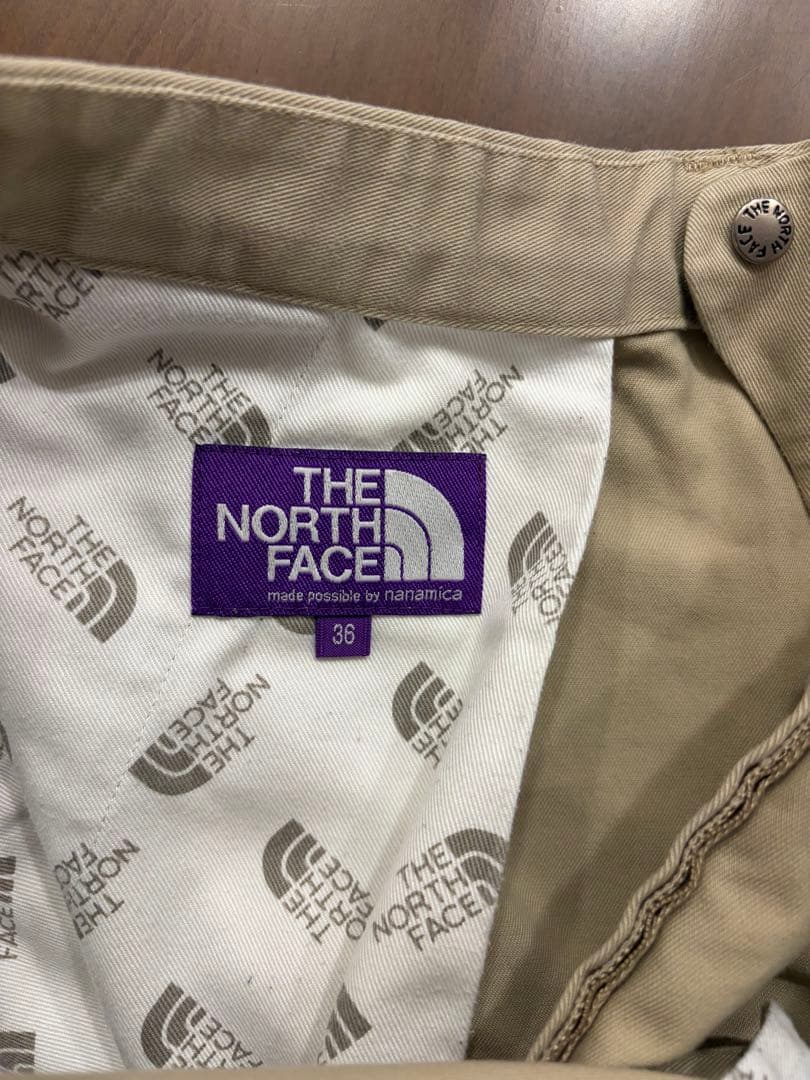 ノースフェイスパープルレーベル　ストレッチツイルワイドテーパードパンツ36