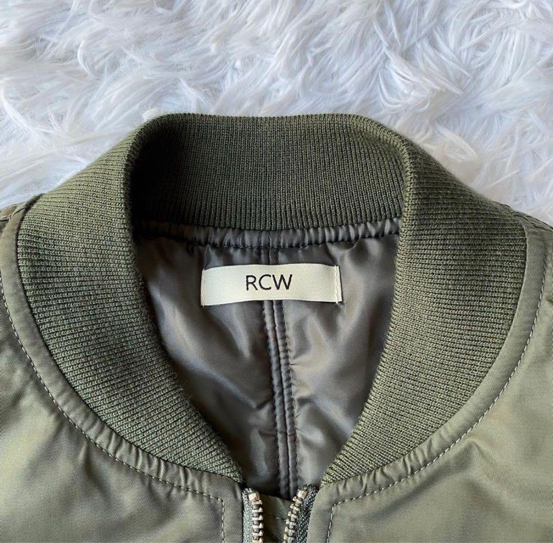 美品　CANAL JEAN MA-1ベスト ボリュームスリーブ　緑　グリーン