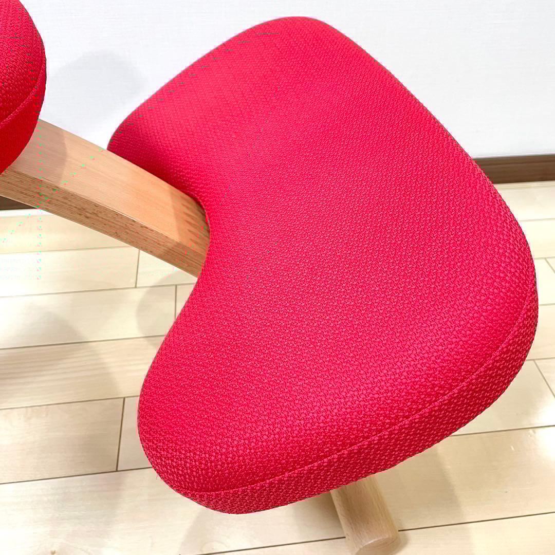 バランスラボ バランスチェア バランスイージー レッド 中古美品