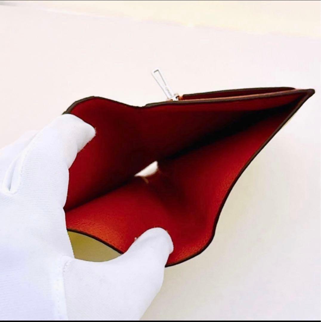 HERMES イエロー 二つ折り財布
