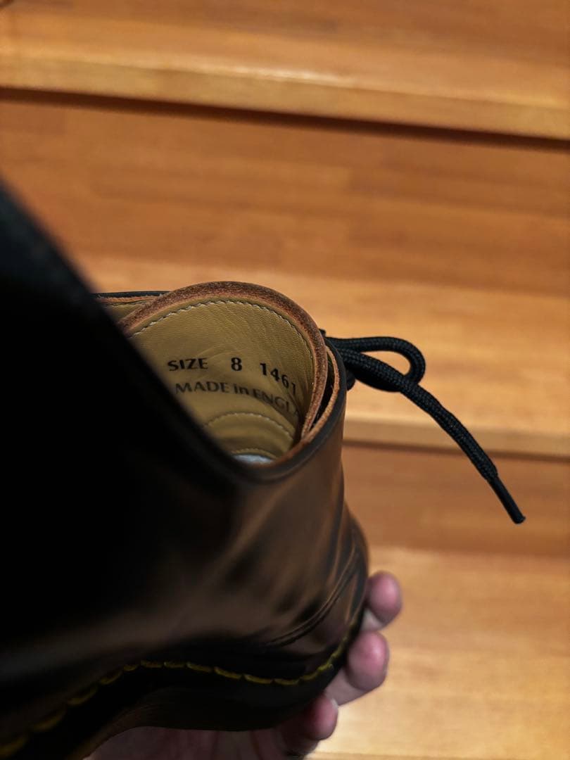 ドクターマーチン3ホール　イングランド製　UK8