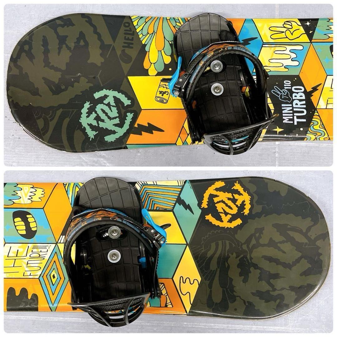 【3点セット】ジュニアスノーボード K2 MINI TURBO 110cm
