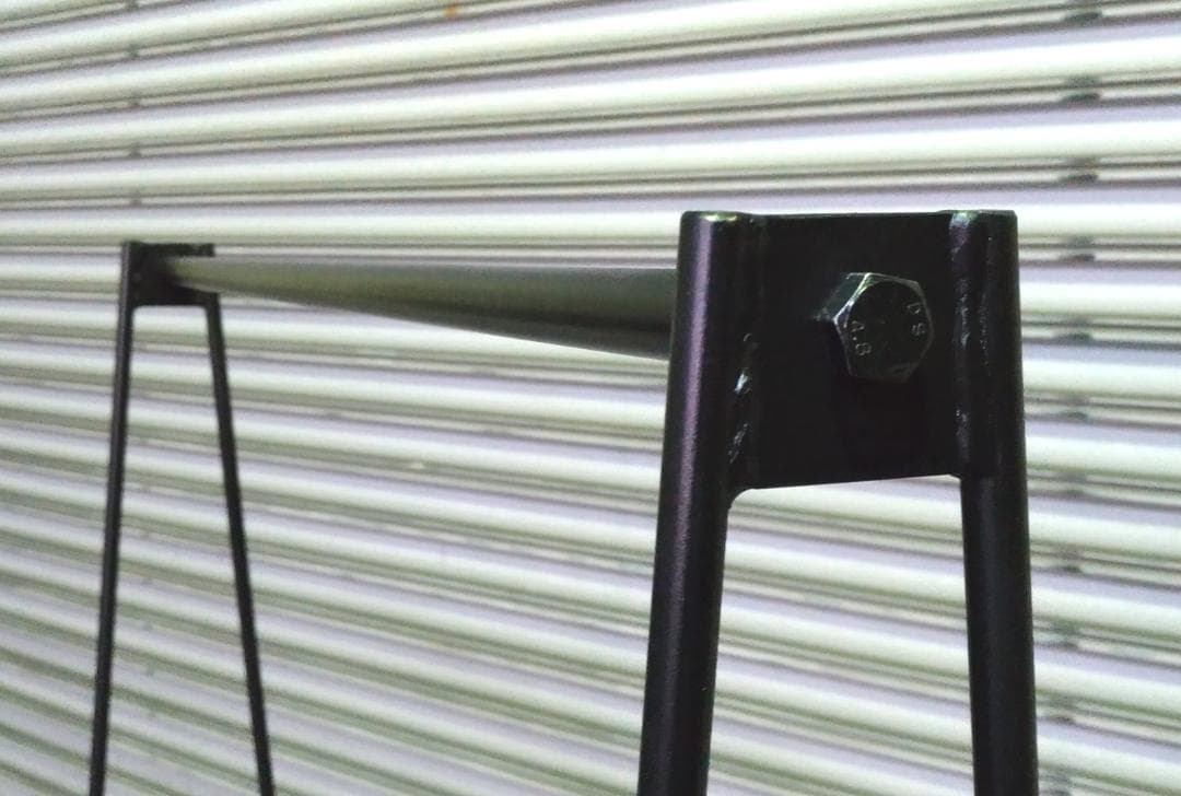 ハンガーラック アイアン アンティーク 棚板付 店舗什器 スチール シェルフ