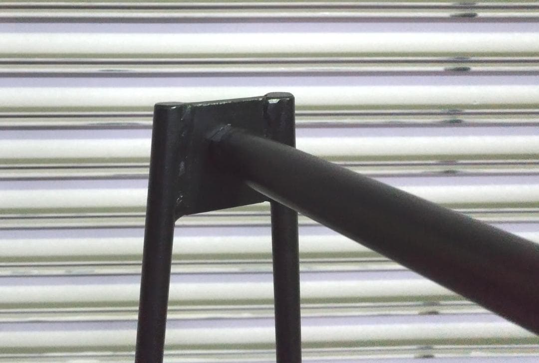 ハンガーラック アイアン アンティーク 棚板付 店舗什器 スチール シェルフ