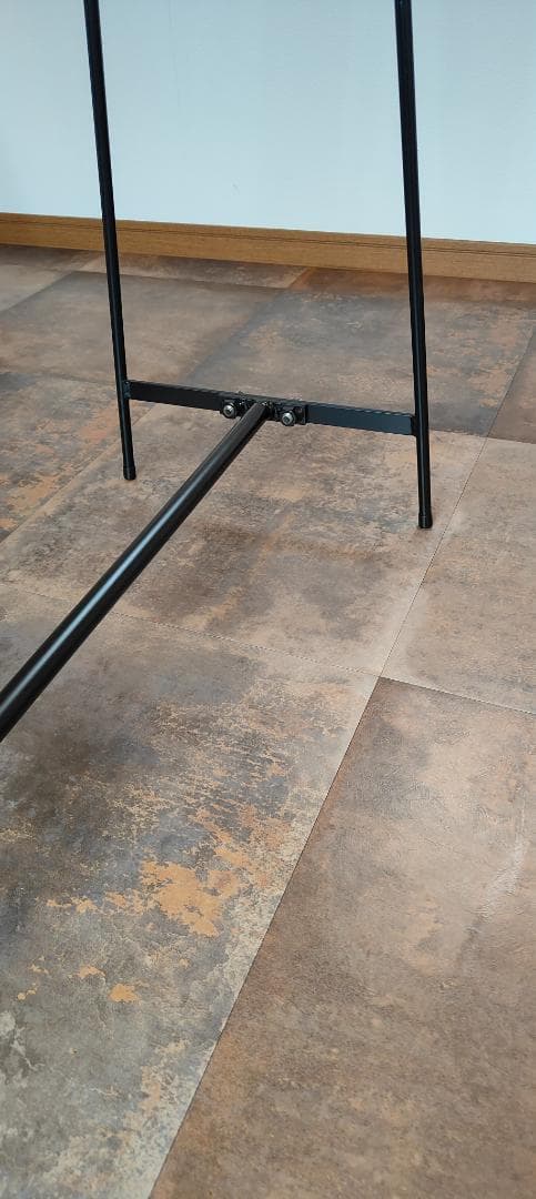 ハンガーラック アイアン アンティーク 棚板付 店舗什器 スチール シェルフ