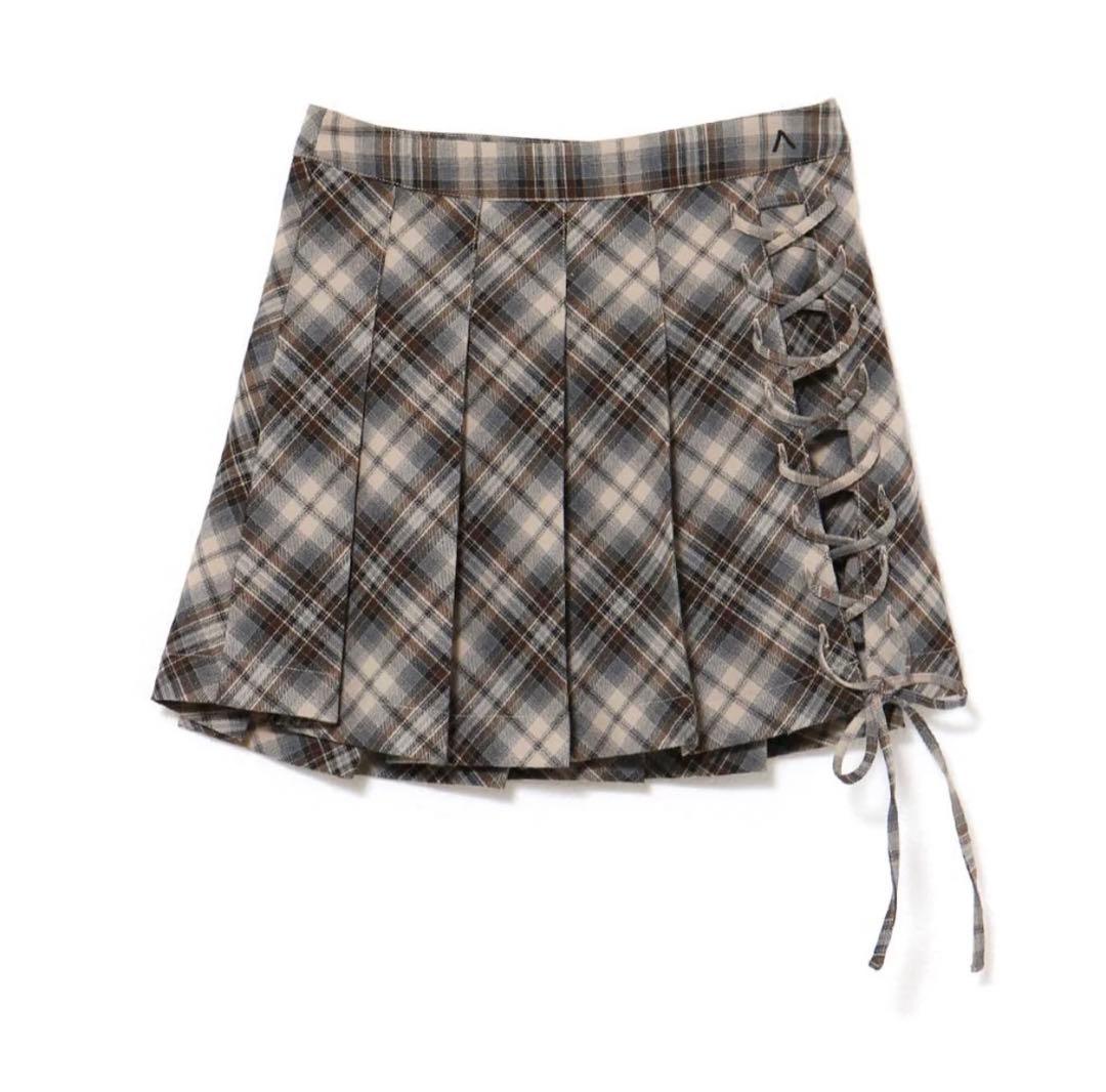 Andmary アンドマリー Sonia lace up mini skirt