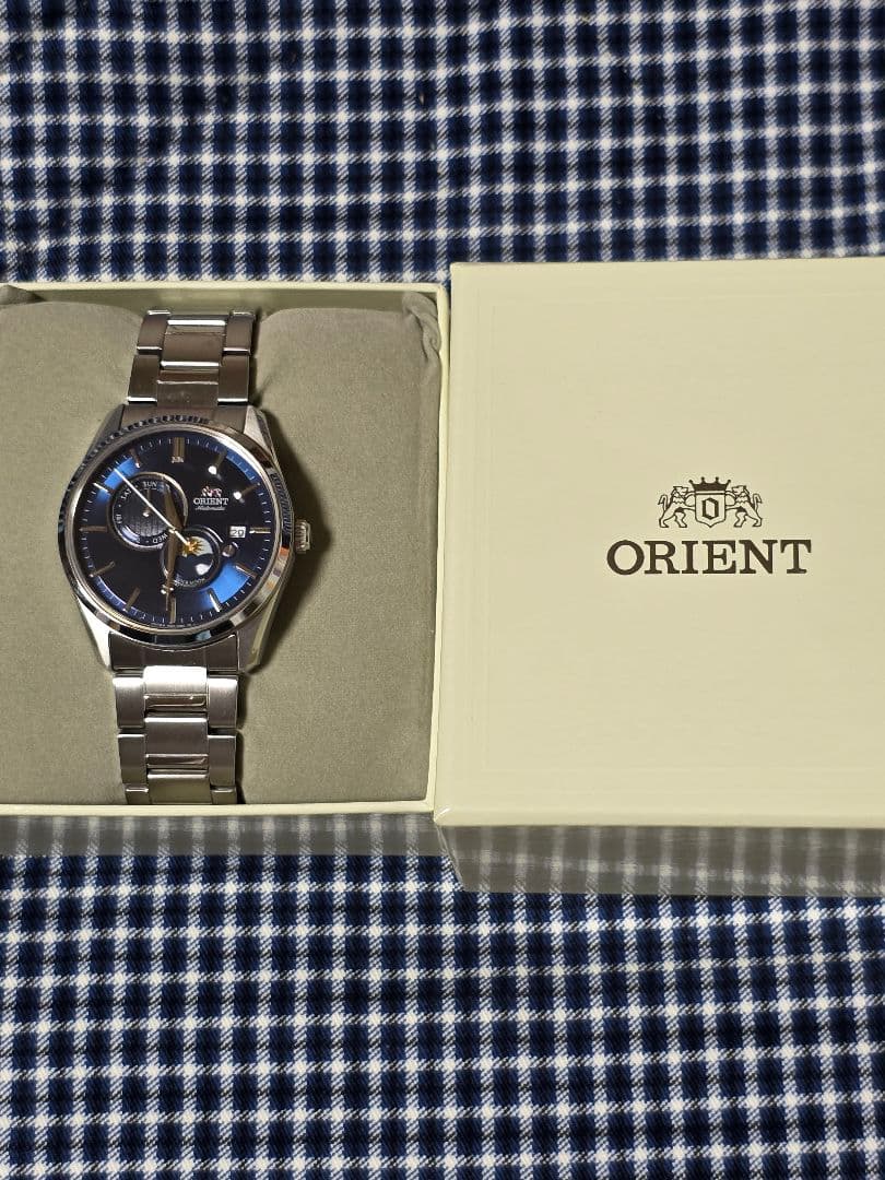 ORIENT　メンズ腕時計　機械式　自動巻き　SUN&MOON