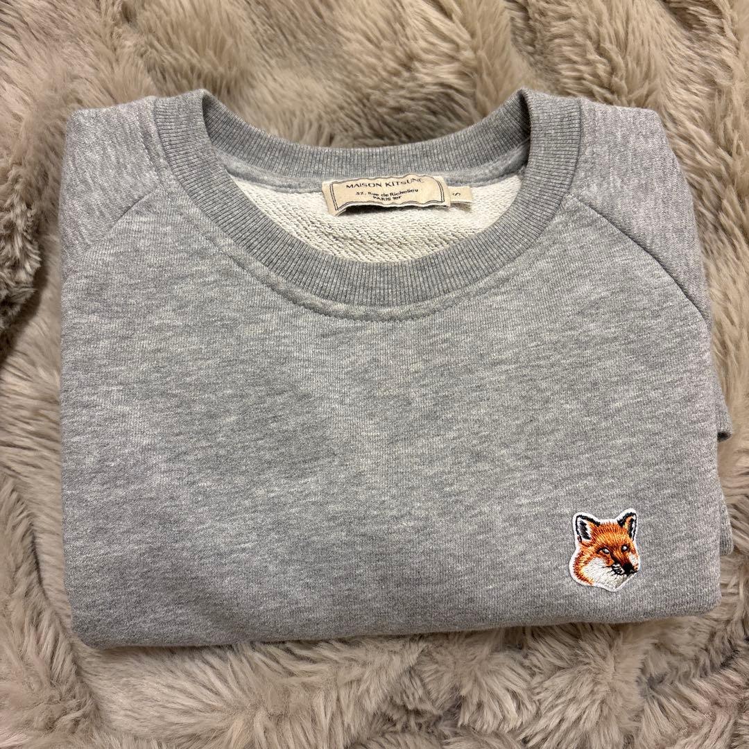 【MAISON KITSUNE】メゾンキツネ フォックス スウェット グレー