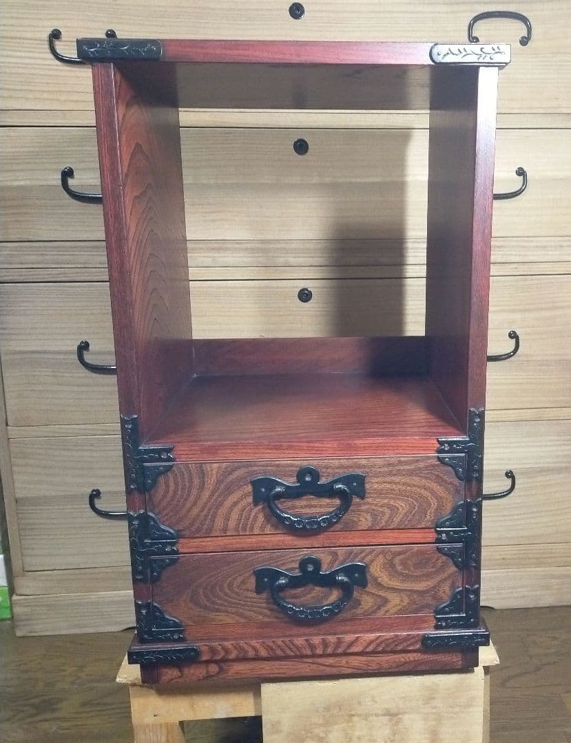 伝統工芸　岩田堂　箪笥　欅　時代箪笥