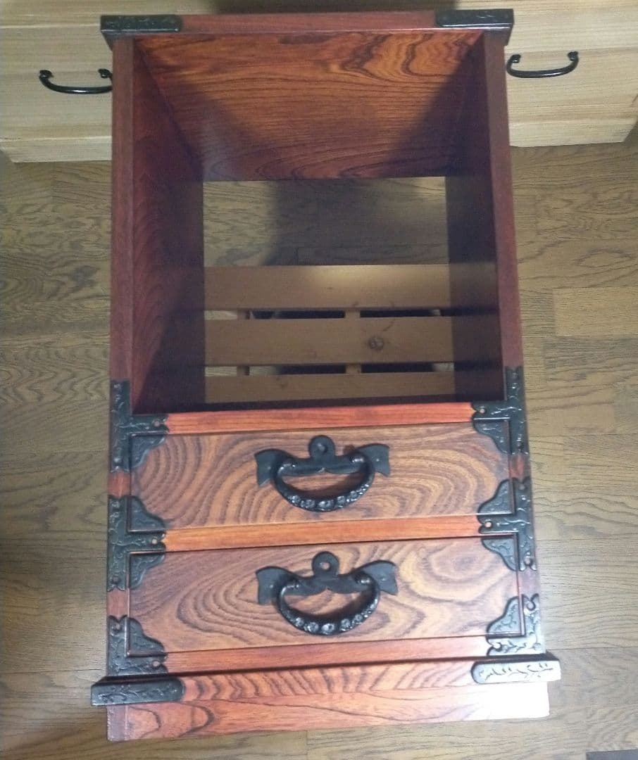 伝統工芸　岩田堂　箪笥　欅　時代箪笥