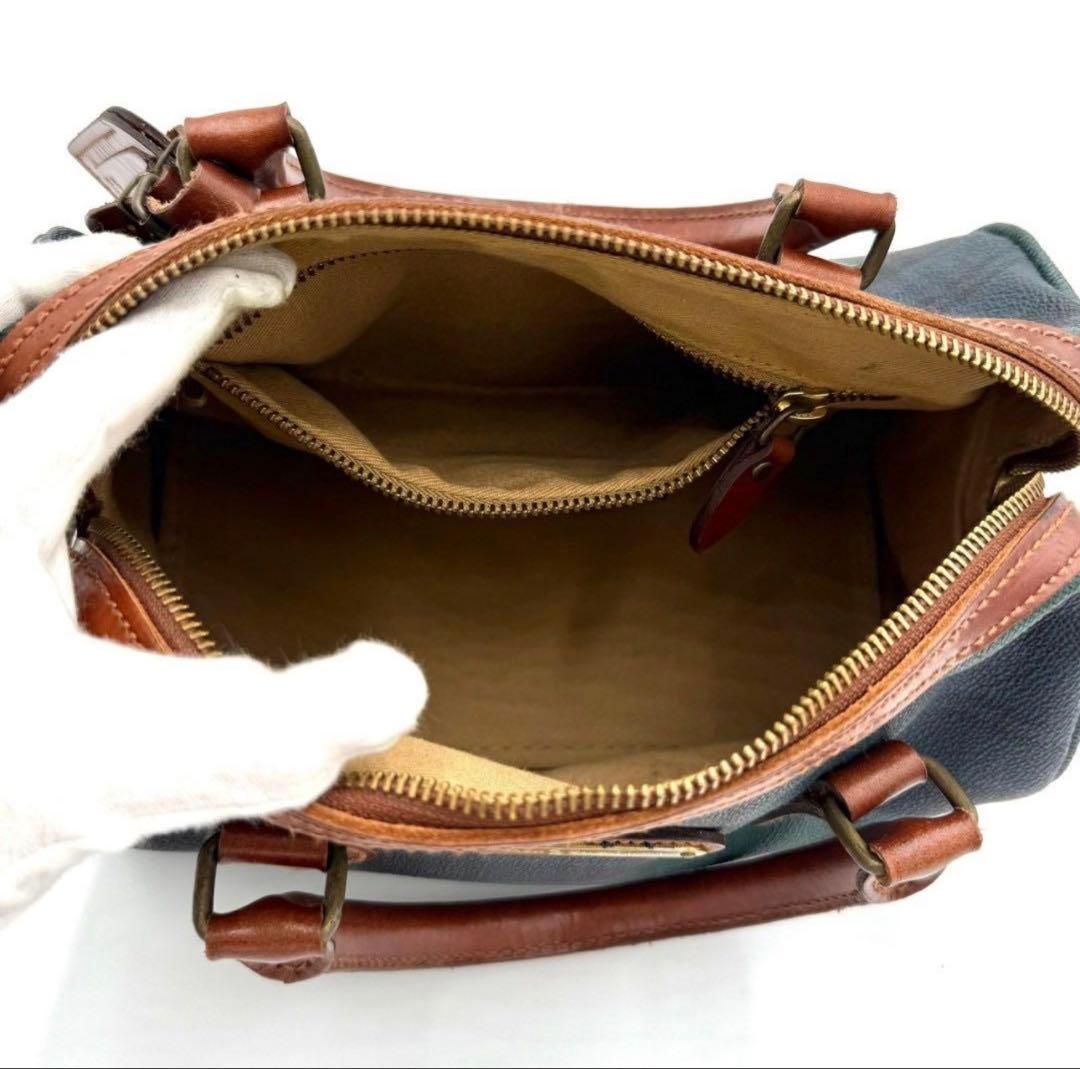 POLO RALPH LAUREN ミニボストンバッグ チェック柄 ハンドバック