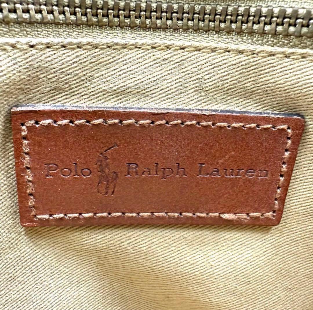 POLO RALPH LAUREN ミニボストンバッグ チェック柄 ハンドバック