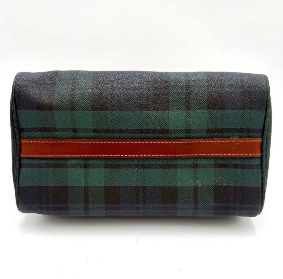 POLO RALPH LAUREN ミニボストンバッグ チェック柄 ハンドバック