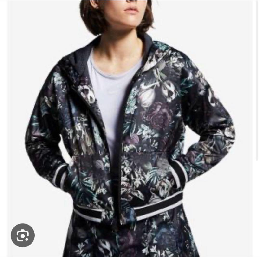 NIKE ナイキ　パーカー　US-L 全仏　フローラル　花柄　テニス