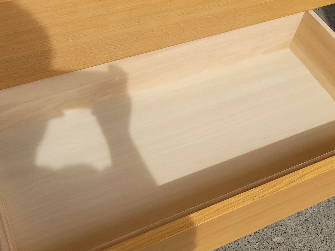 MUJI 無印良品 天然木 北欧 6段 収納チェスト オーク材突板 幅80cm