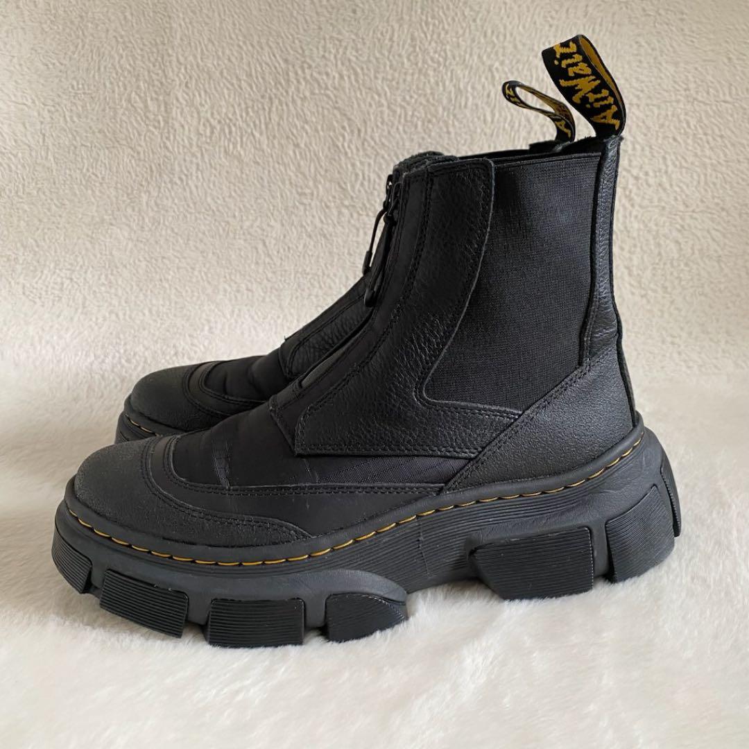 ドクターマーチン DMXL 2976 チェルシーブーツ 厚底 UK8 黒