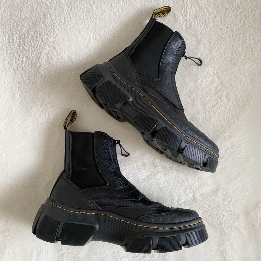 ドクターマーチン DMXL 2976 チェルシーブーツ 厚底 UK8 黒