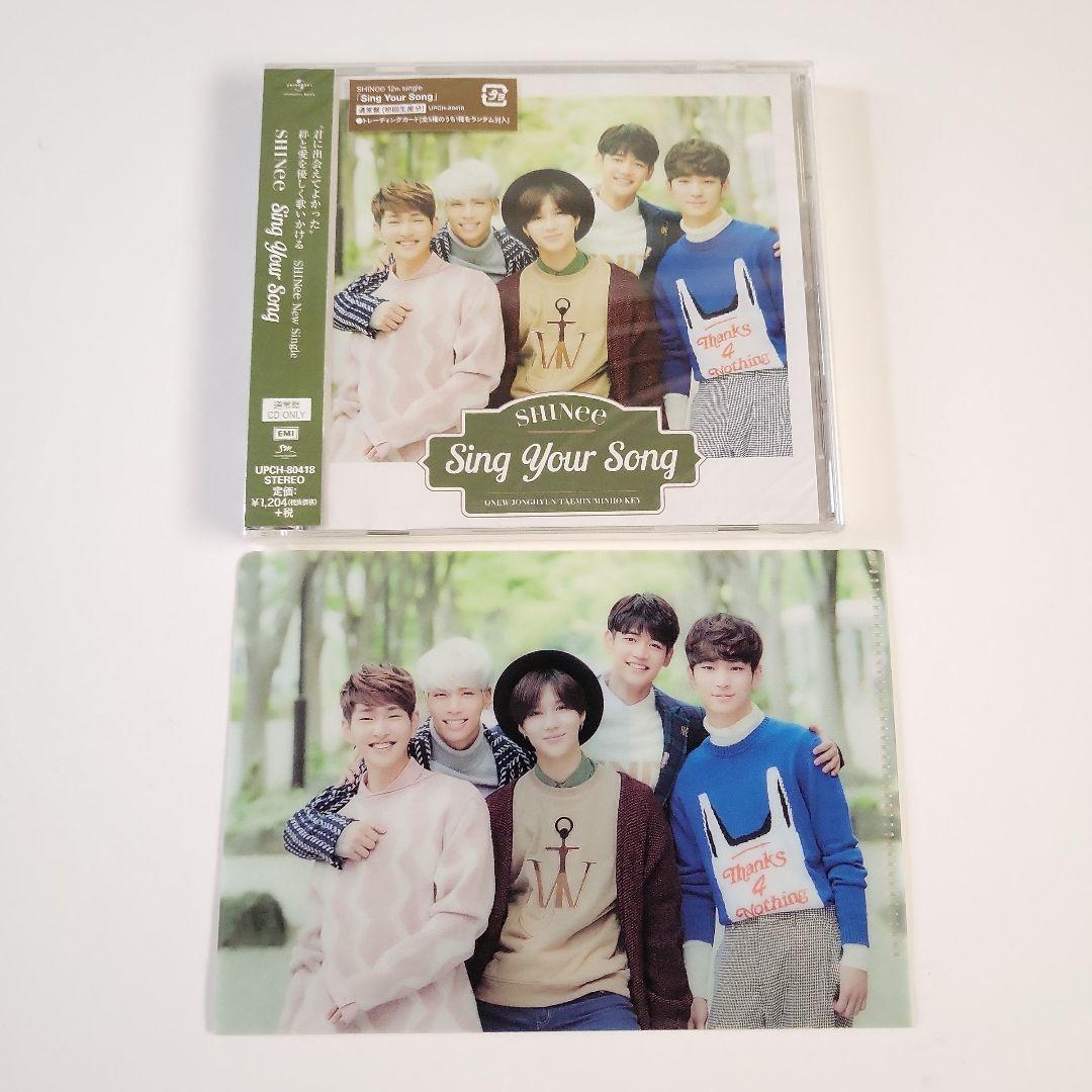 SHINee★未開封CD6枚　Sing your Song 　初回盤トレカ　FC