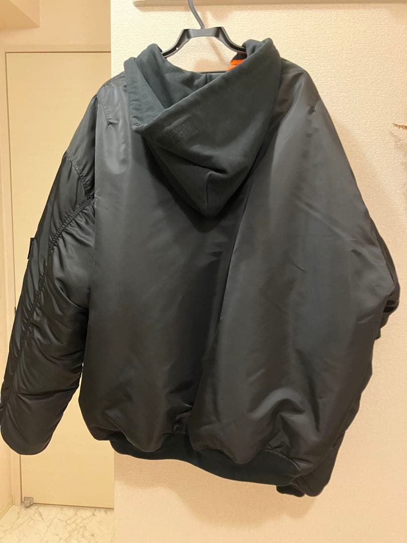 VETEMENTS 【24-25AW】フーデッドボンバージャケット サイズM美品