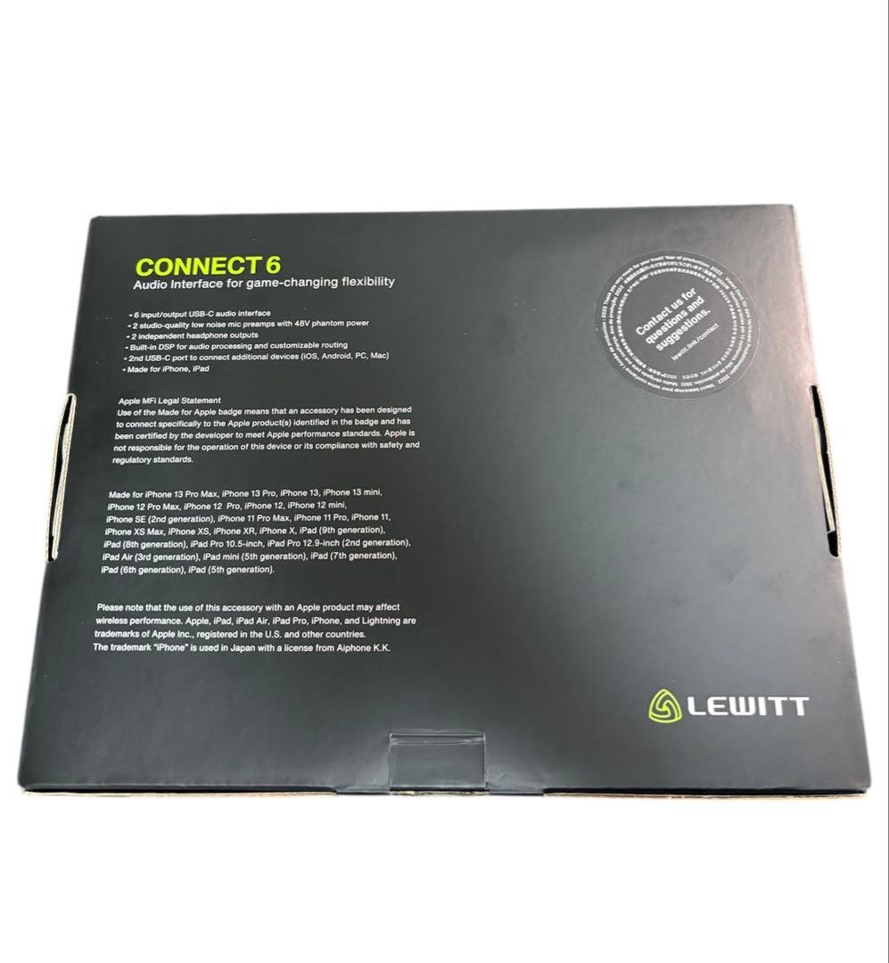 LEWITT CONNECT 6 オーディオインターフェース