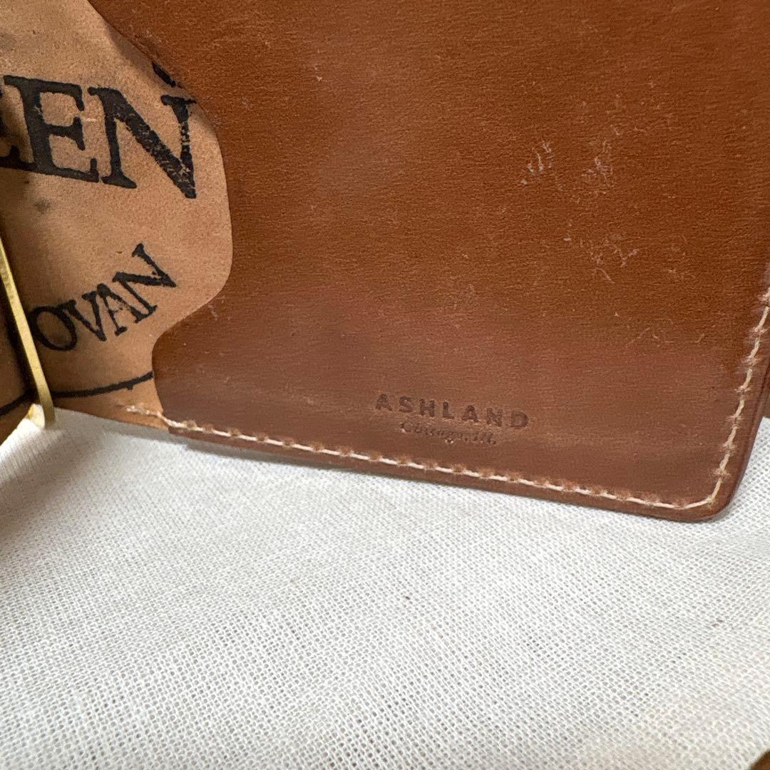 シェルコードバン マネークリップ ナチュラル 土屋鞄 cordovan