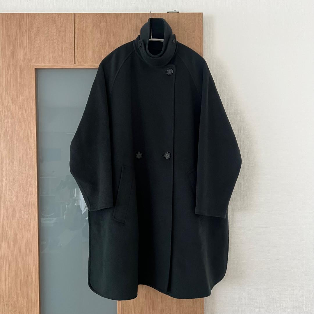 22aw Beauty & Youth リバー ポンチョ コート S Green