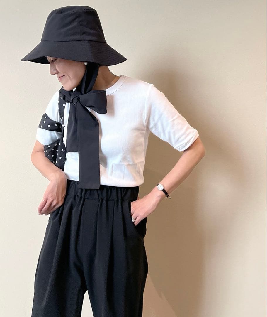 未使用　クードル　ワイドブリムハット　CD191