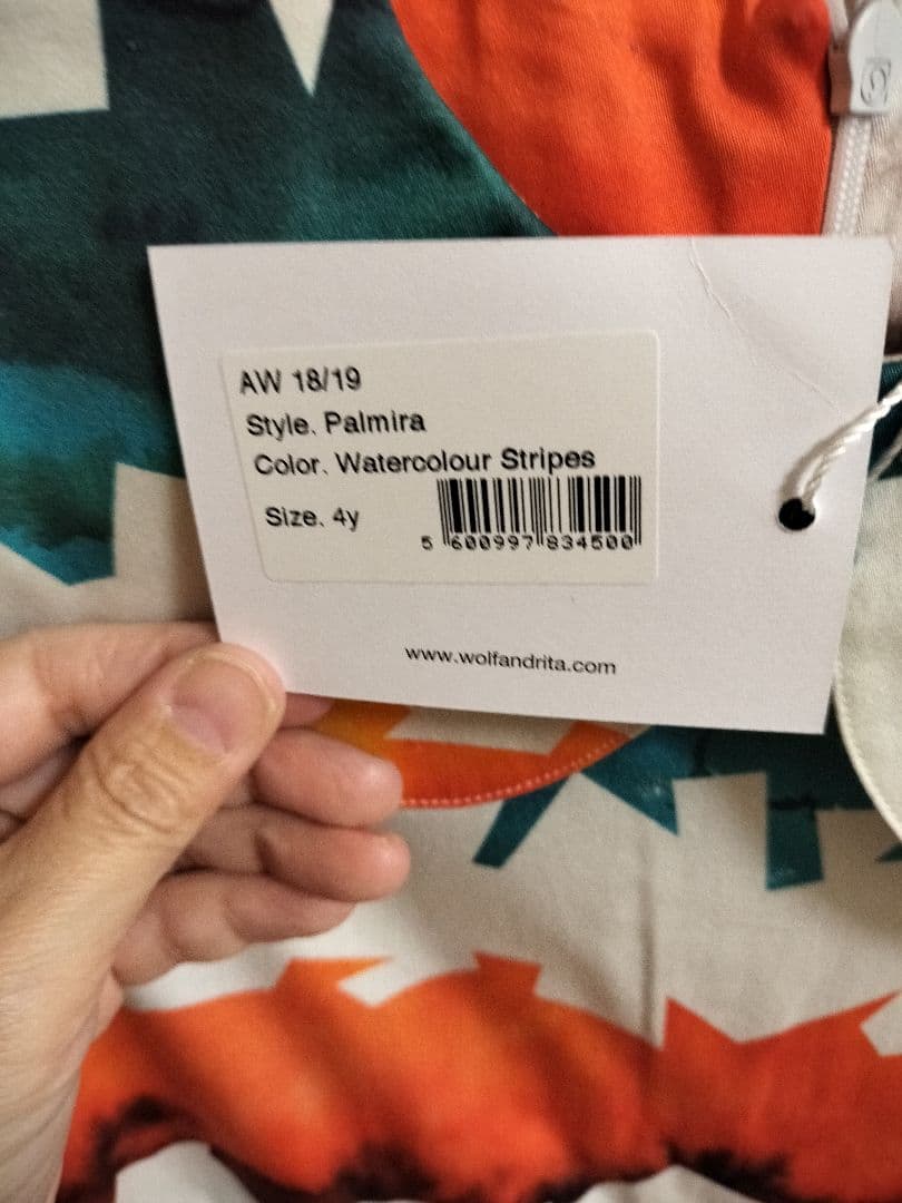 【新品未使用】wolf＆rita ワンピース 4y