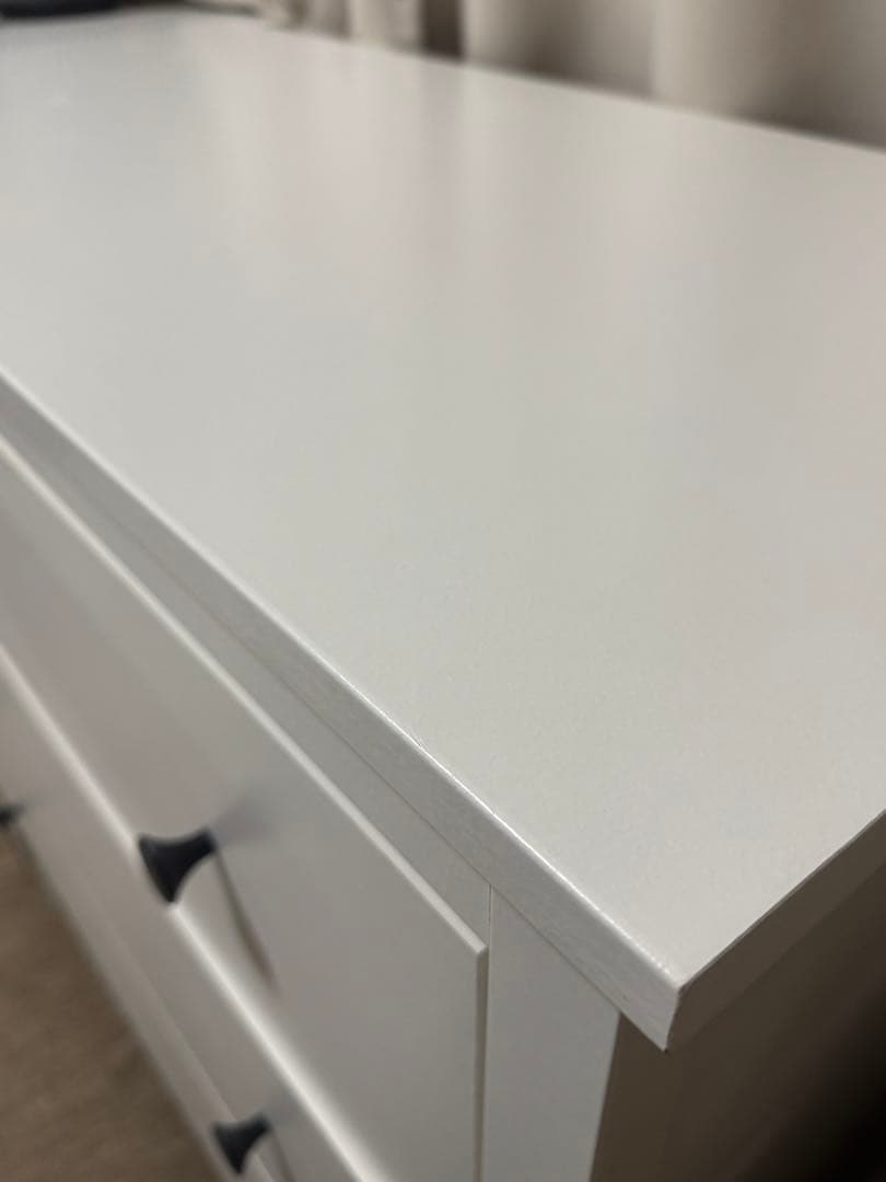 【廃盤超美品】IKEA コッパン KOPPANG 3段チェスト　木製　ホワイト