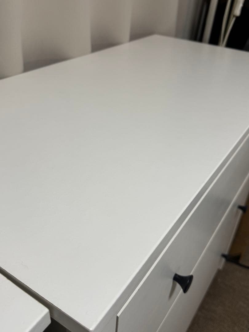 【廃盤超美品】IKEA コッパン KOPPANG 3段チェスト　木製　ホワイト