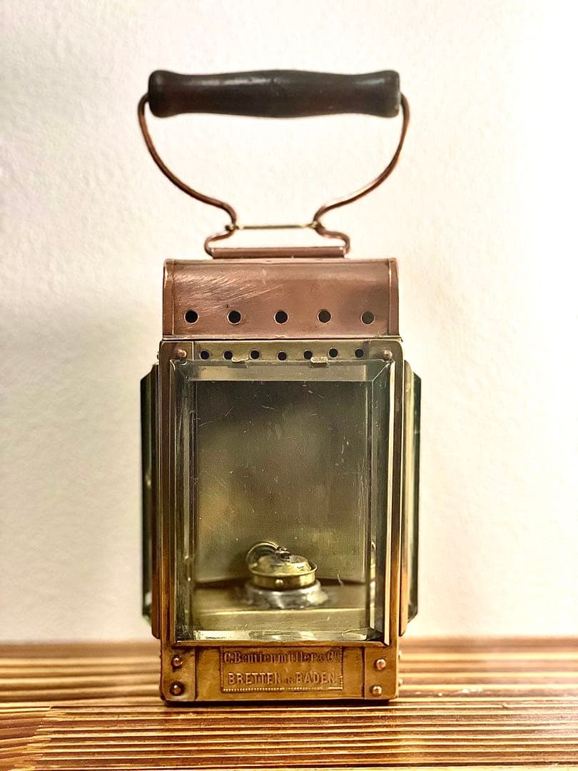 【極希少】C. Beuttenmüller&Coビンテージランタン3面プリズム