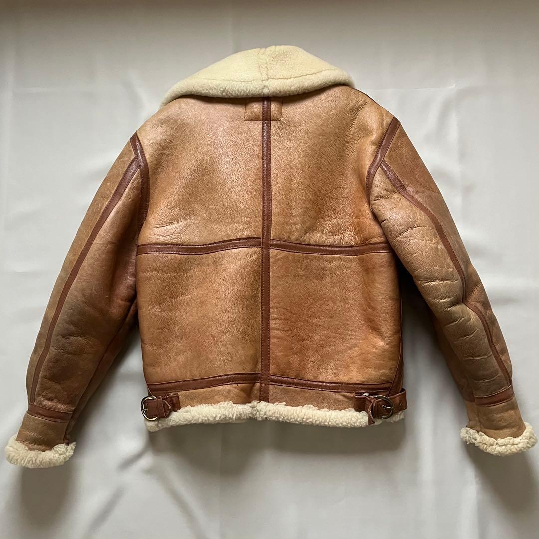 レアSchott ショットB-3 フライトジャケット ボア ムートン42 USA