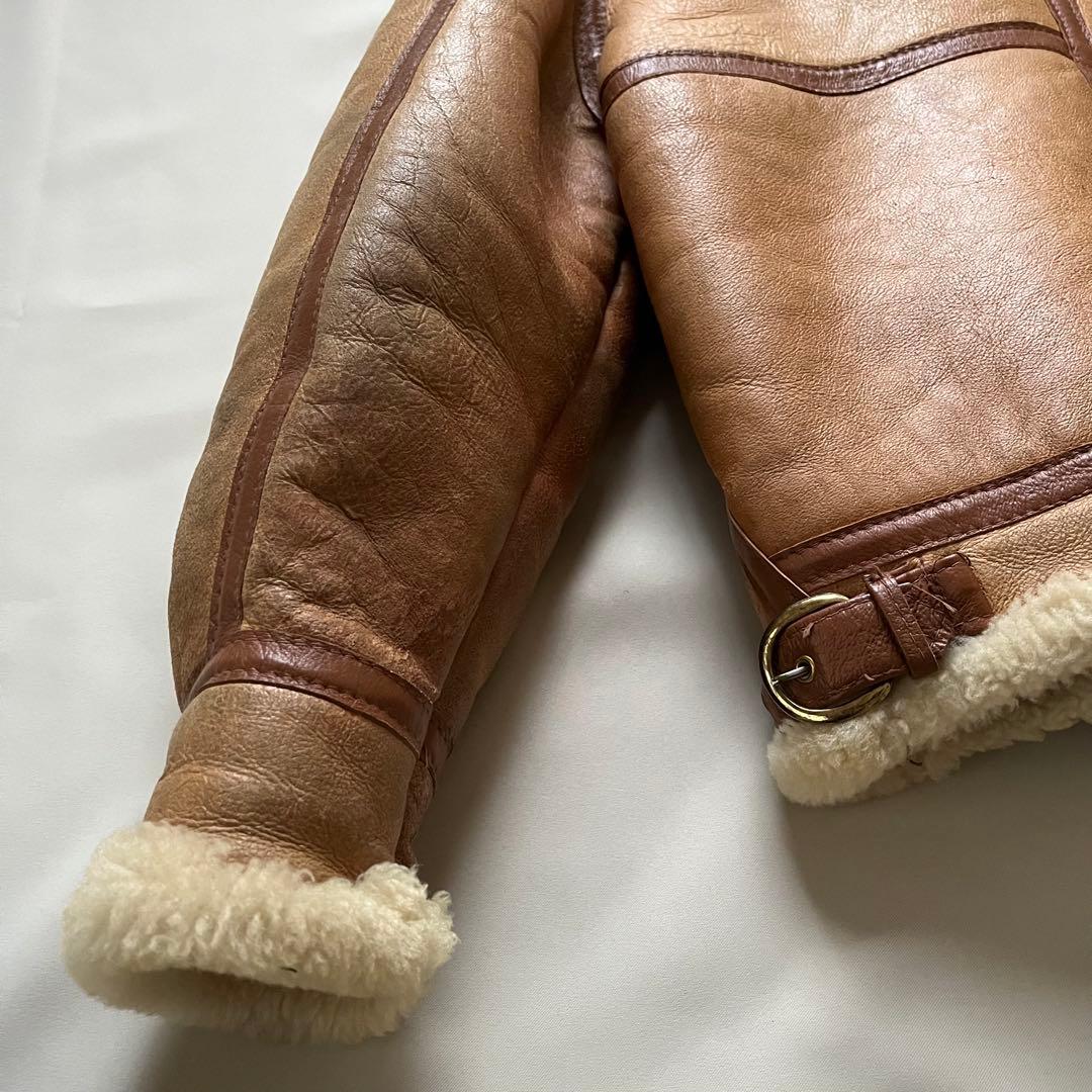 レアSchott ショットB-3 フライトジャケット ボア ムートン42 USA