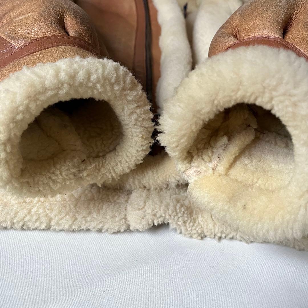 レアSchott ショットB-3 フライトジャケット ボア ムートン42 USA