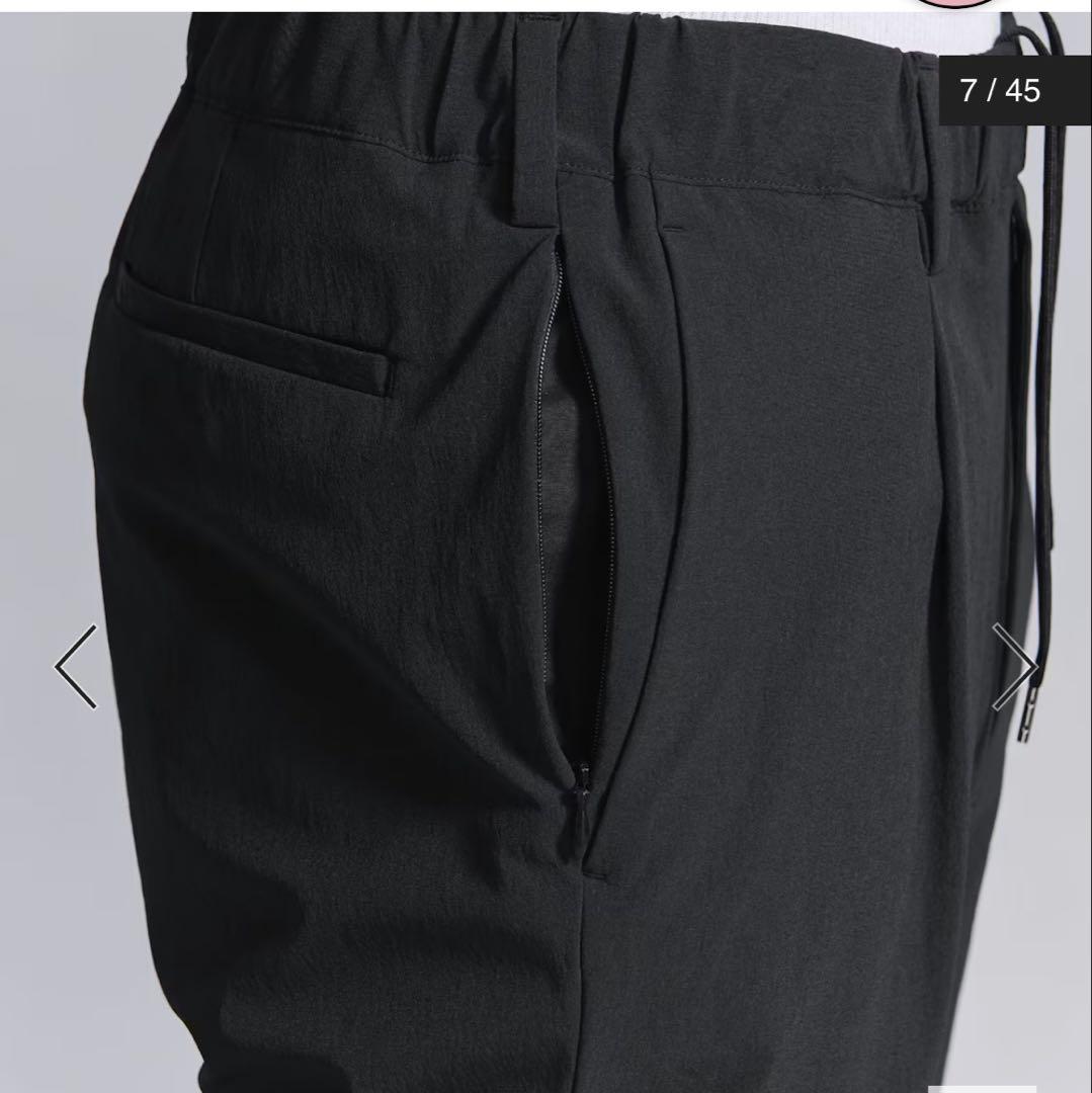 360°MASTER 1プリーツ テーパード イージーパンツ 新品